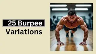 25 Burpee Variations for Full Body Workout 🔥 (No Equipment) #usaworkout #usafitness