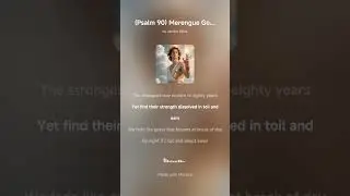 (Psalm 90) Merengue Gospel English Mix
