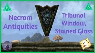 Necrom Antiquities: Tribunal Window, Stained Glass.  ESO Housing.