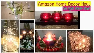 Amazon Home Decor Haul || Amazon Tea light Holder || Amazon Lights for All Occasion