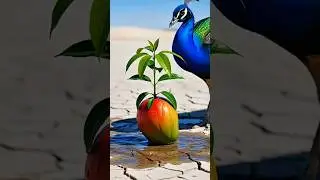 Lady Soldier saved the mango tree from drying up by watering it 😭 #ai​ #plants​ #save​ #water​