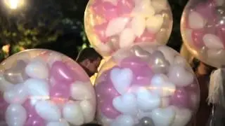 LACHER DE BALLONS MARIAGE / WEDDING RELEASE BALLOONS