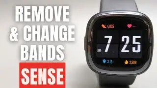 Fitbit Sense - How to Change & Remove Bands / Straps
