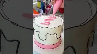 Master This Hidden Cake Skill in Seconds! ✨ #CakeDecorating
