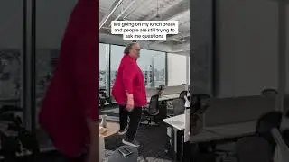 Trying to Leave for Lunch 😅 #funny #shortvideo #memes #relatable #viral #work