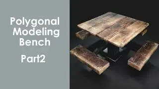 3d modeling tutorial | Bench | The easiest modeling technique | Part1