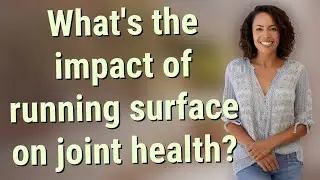 What's the impact of running surface on joint health?