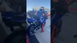 The first roar of the Yamaha V4-Powered Prototype 👹💙 #PlanV