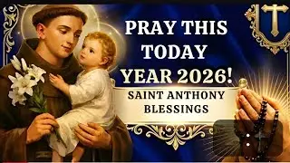 🙏✨ POWERFUL PRAYER TO SAINT ANTHONY OF PADUA FOR NEW YEAR 2026🙏