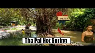 Thai Pai Hot Spring, Thailand 2025, Pai, im Norden Thailands, ausgewandert