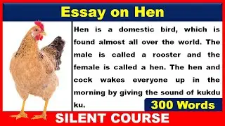Essay on Hen In English | The  Hen Essay In English