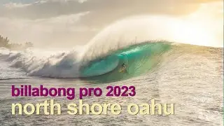 BILLABONG PRO 2023 | We saw the GOAT (Kelly Slater)! @ Banzai Pipeline Hawaii. Round 1