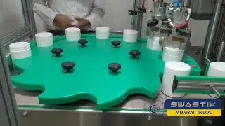 Swastik's Auto Cream Filling Foil Sealing & Servo Screw Capping Machine