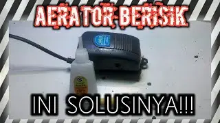 Aerator berisik jadi hening.. #service aerator #airpump
