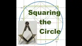 Esoteric Occult Sacred Geometry WD Gann: TTTA Original Cover Pg: Part5 Squaring the Circle Mason