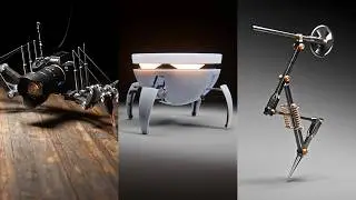 Three robots ideas in Blender! | Breakdown