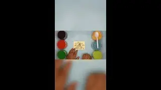 Windmill colorful sand painting  series 1 #shorts #sandpainting