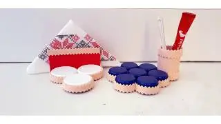 2 modele reciclaje din capace din plastic - 2 models of recycled plastic caps