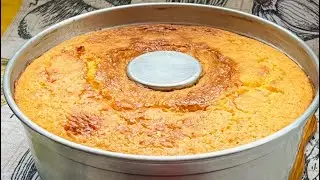 SÓ MILHO E CANELA PRA FAZER ESSE BOLO CREMOSO SEM FARINHA DE TRIGO! FÁCIL E GRANDE!