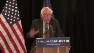 Sanders Outlines Middle East Policy
