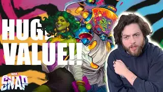 LAST TURN POWER DUMP. FARM YOUR CUBES! Marvel Snap deck highlight