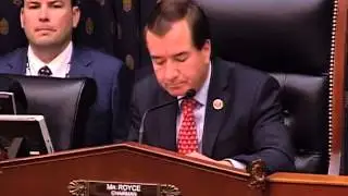 Chairman Royce Opening Statement in Hearing on the FY 2014 Foreign Affairs Budget