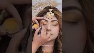 You Won't Believe the PERFECT Eyemakeup for a Yellow Dress #asmakhan #makeuptutorial