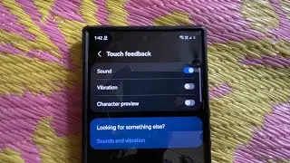 How to Turn Off Keyboard Sound in Samsung Galaxy S24 Ultra