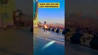 SHECK WES ROLLING LOUD PERFORMANCE 🔥 🔥 #shorts #sheckwes #rollingloud