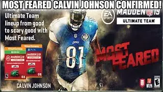 MOST FEARED CALVIN JOHNSON CONFIRMED! MOST FEARED PROMO! | MADDEN 19 ULTIMATE TEAM
