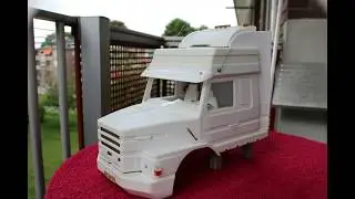 Rc Trucks  INSANE Tamiya scale Scania V8 chassis (so far )#2
