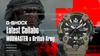 Mudmaster Collabo G-SHOCK x British Army | GG-B100BA #NeverGiveUP