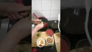 Lady Finger (Okra , Bhindi) with Tomatoe Paste, Garnish with Fried Onions. 