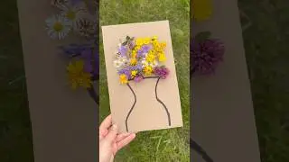 Spring Nature Craft with Flowers for Kids | Fun Outdoor Activity 🌸