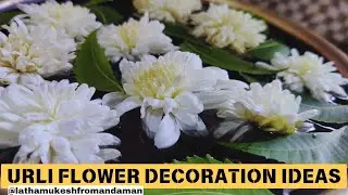 URLI POT DECORATION IDEAS | #urli decoration #floatingflower decoration at home #my garden flowers