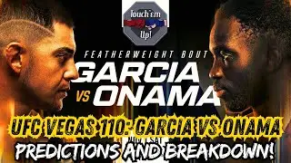 ПРОГНОЗЫ UFC VEGAS 110 | Анализ боя Гарсия &mdash; Онама |