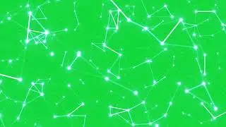 Tech network animation green screen | futuristic glowing lines overlay #greenscreen #animation #vfx