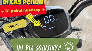 SEPEDA LISTRIK DI CAS PENUH, mau di pakai malah gak kuat jalan alias DROP
