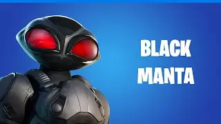 🔥 BLACK MANTA SKIN - 360&deg; - FORTNITE 🦙