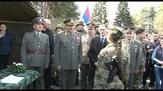 Polaganje vojničke zakletve u Leskovcu
