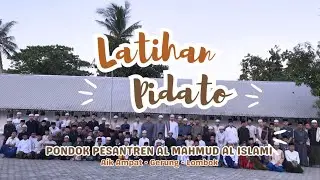 Latihan Muhadhoroh Santri PONPES Al Mahmud Aik Ampat Lombok Barat 