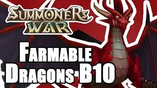 Summoners War Dragons B10 Farmable Team | Summoners War Free To Play Guide | Carbon Knights