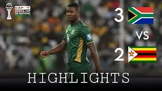 SOUTH AFRICA vs ZIMBABWE (highlights).#soccer #bafanabafana #mofokeng #afcon #mbokazi #psl .