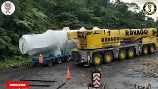 GMK CRANE SET UP FOR TANDEM LIFT of 93 Tons CONDENSER / Another Location PAD-C