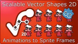 Convert your Vector Art Animation to a Sprite Sheet with Scalable Vector Shapes 2D for Godot 4