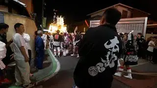 八尾市太田八幡宮秋祭り2024本宮夜の部ファイナル全町