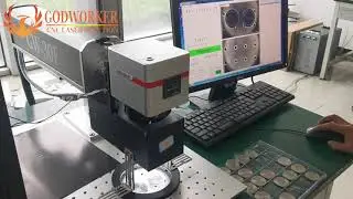 30W Raycus vision laser marking machine for watch Dial  marking
