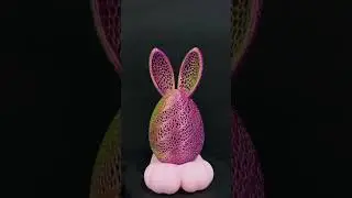 Nested Easter Bunny Eggs for Lamp Kit & LED Tea Light by NUKDD Printed on Kingroon KLP1 3D Printer