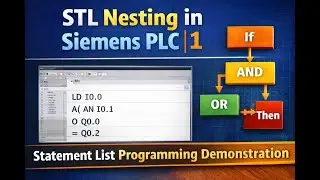 STL Nesting in Siemens PLC | 1 | Statement List Programming Demonstration