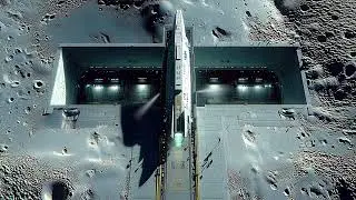 UNSC Battleship HUN Radio Chatter. Lunar Spaceport Ambience. Sci-Fi Ambiance for Sleep & Study
